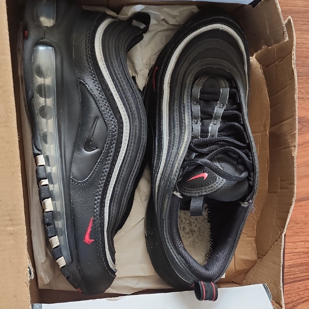 Nike Black and Red Sneakers for Ultimate Style